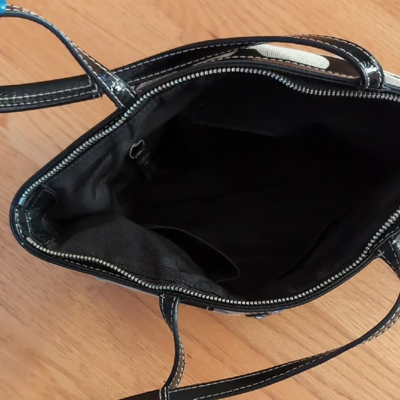 Coach Black and Gray Women's Bag - Picture 5 of 5